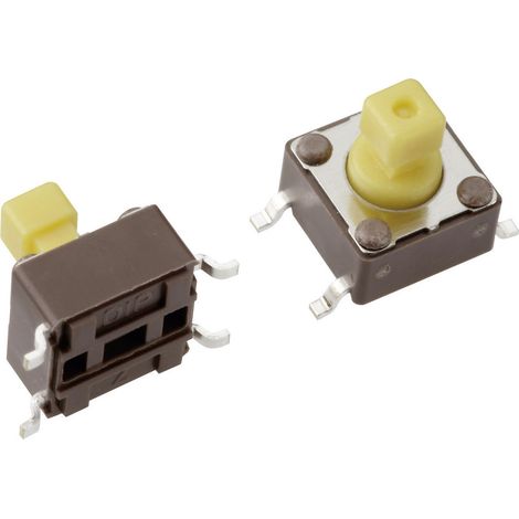 Mentor 1254.1307 1254.1307 Drucktaster 12 V/DC 0.05 A 1 x Aus/(Ein) tastend    1 St.