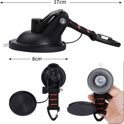 4-teiliges multifunktionales Saugnapf-Befestigungsset für Autos, Camping, Planen und weitere Anwendungen: Saugnäpfe mit Befestigungsmaterial für Wohnmobile, Haushalt und Werkstatt (1/4)