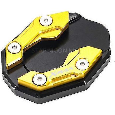 Motorradzubehör Seitenständer für Yamaha Nmax155 N Max Nmax 155 125 Nmax125 Seitenständerplatte Verlängerung Stützfußplatte Basis--xMax - Gold