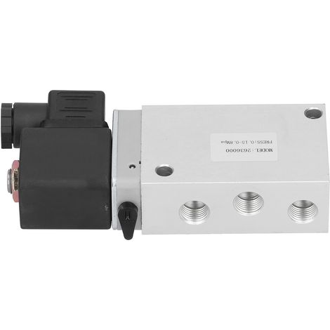 Pilotmagnetventil G1/2 Zoll, 2 Positionen, 5 Wege, 24 V DC, Typ 2637050, Gewindeanschluss, elektrische Steuerung, industrielle Anwendung. (1/5)
