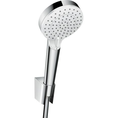 Hansgrohe Brauseset Crometta Vario EcoSmart chrom-weiß Brausegarnitur