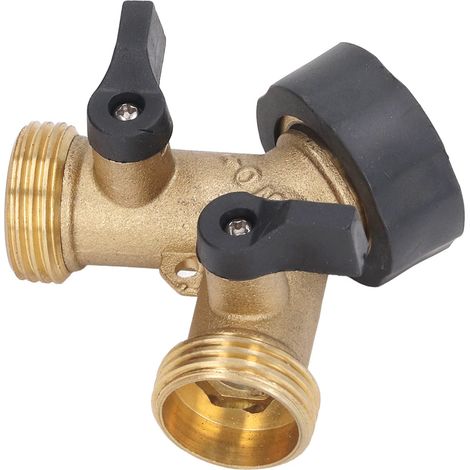 Valvola a sfera a 2 vie – separatore per tubo flessibile – nucleo incapsulato resistente alla ruggine – ottone TPR – irrigazione