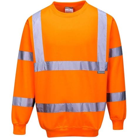 Felpa Ad Alta Visibilita' Arancione Arancio M