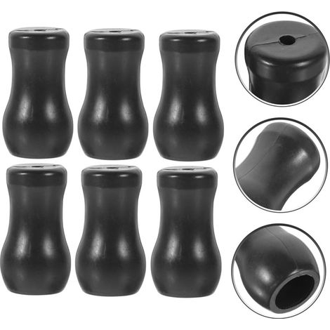 Bouton de cordon de rideau en plastique noir et cuivre, tête de tirage multifonctionnelle pour rideaux, ventilateurs de plafond et lampes. (1/5)
