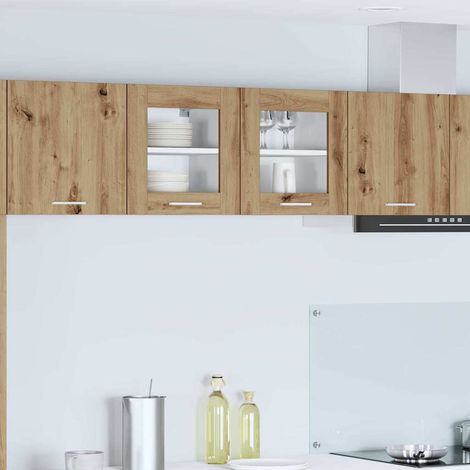 Hängeschrank mit Tür Riga 2 pcs Artisan-Eiche 40 x 31 x 40 cm