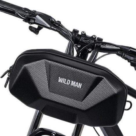 Borsa da telaio per bicicletta X9 Wildman - Nera, impermeabile (1/4)