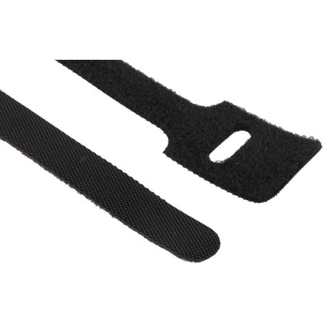 Serre-fils velcro RS PRO Noir, 225mm 25 mm Serre-fils