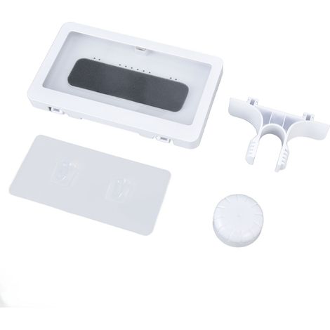 Coque de Téléphone Étanche pour Salle de Bain, Anti-Buée et Tactile, Support Douche pour Cuisine - Blanc (1/5)