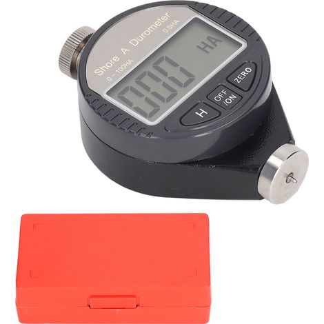 Testeur de dureté numérique portable large plage de mesure pour caoutchouc cuir duromètre (1/5)