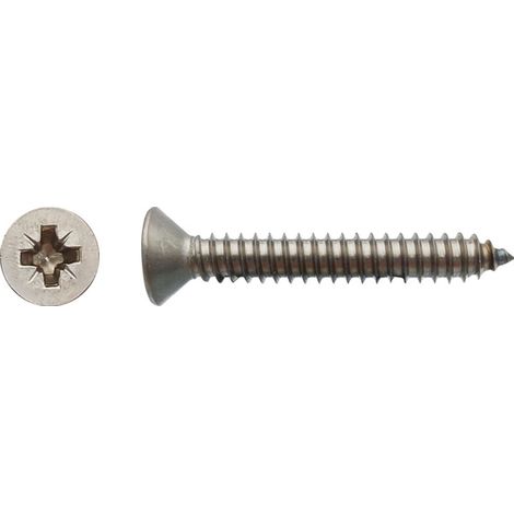 Vis à tôle tête fraisée Pozidriv® Inox A2 - 5,5 x 12,7 mm - BIVI