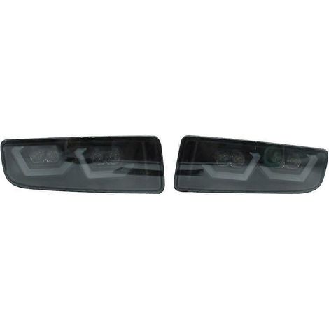 Feux de jour à LED pour Lexus LX470 Cygnus (1998-2007), intégrés au pare-chocs avant.