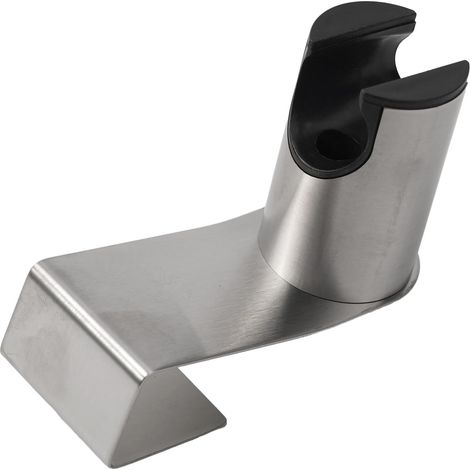 Support de douchette de bidet en acier inoxydable (1 pièce) - Crochet de suspension pour WC et salle de bain (1/4)