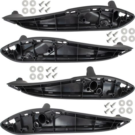 Juego de manijas interiores de puerta delanteras y traseras para BMW Serie 3 F30 F31 (2011-2019), 4 piezas. Color negro. (1/5)