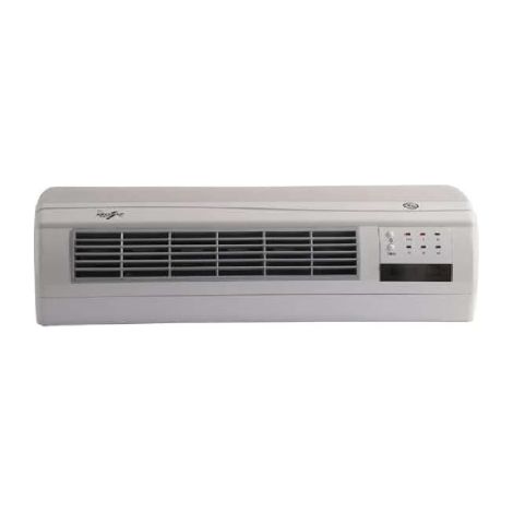 Syntesy termoventilatore a parete 2000w con timer e telecomando