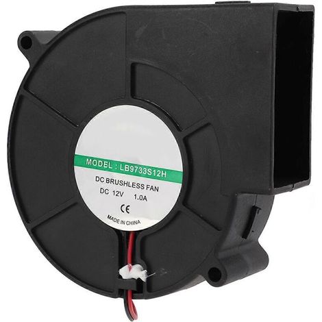Ventilateur centrifuge silencieux, haute vitesse et résistant aux hautes températures, 12 V CC, 1 A (1/5)