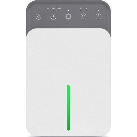 Deshumidificador doméstico, apagado automático, desescarche automático y silencioso, con modo de espera programable (1/5)