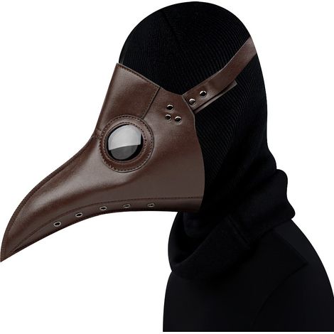 Masque Médecin Peste Adulte Marron Café (1/3)