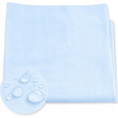 Wasserdichte Matte 90 x 60 cm, wasserdichte Unterlage für eine Gondel, Frottee, blau (1/5)