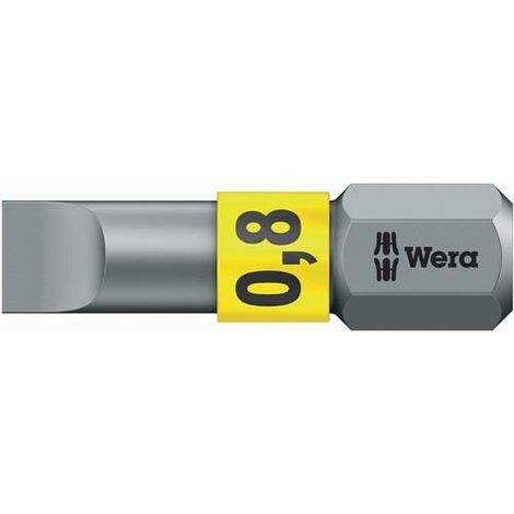 Bit 0,8x5,5x25 mm Schlitz WERA SC056064 (1/2)
