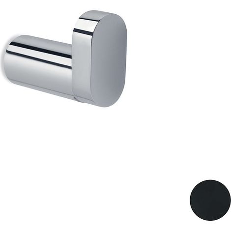 STILHAUS Living porta accappatoio 3,5x3,5 nero cromato codice prod: 000LV1323