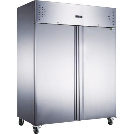 Armoire réfrigérée inox gn 2/1 - 1400 l - positive - 2 portes - AFI COLLIN-LUCY (1/2)