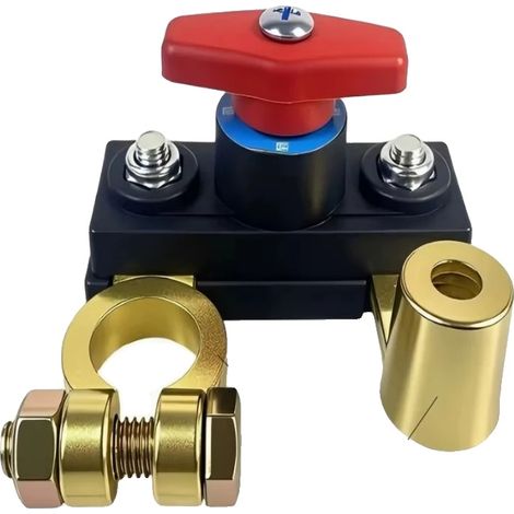 Interruptor de desconexión de batería, disyuntor automático, diseño a prueba de fugas, HSWT-Rojo (1/2)