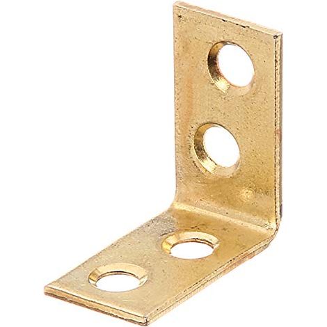 SQUADRETTA AD ANGOLO 50X50X15MM OTTONE (1/3)