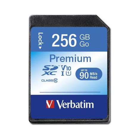 Verbatim Premium memoria flash 256 GB SDXC Classe 10 UHS-I (1/3)