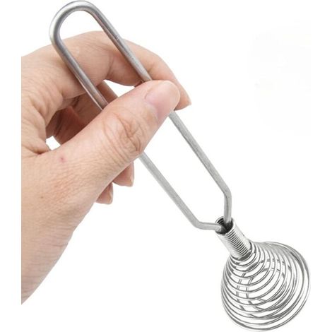 Frusta in acciaio inox, frusta per panna montata, sbattitore per uova, sbattitore elettrico per salse, accessori da cucina per mescolare, mescolare, sbattere, cucinare, 1 pezzo (1/4)