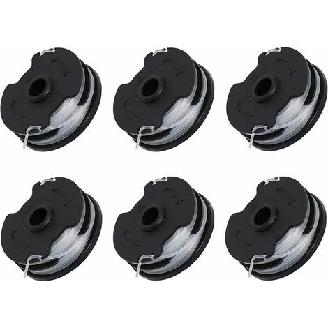 Juego de 6 bobinas de repuesto para cortadora de césped sin cable Parkside PRTA 20-Li C3 IAN351753 (1/5)