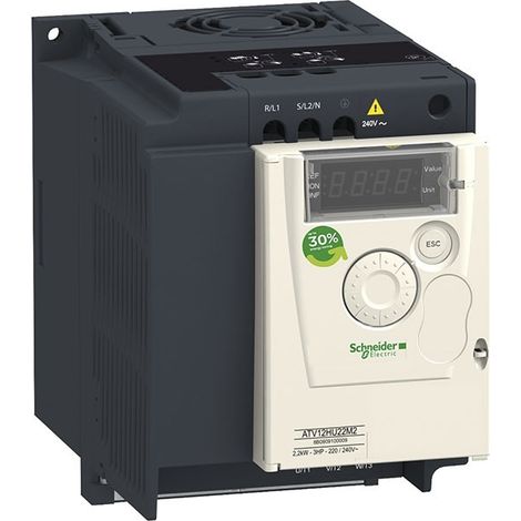 Altivar ATV12 - variateur de vit. - 1,5kW 2CV - 200..240V - 1ph - radiateur (1/4)