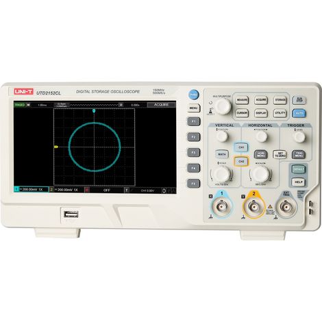 Oscilloscope UNI-T, UTD2152CL, 2 canaux, 150 MHz (1/3)