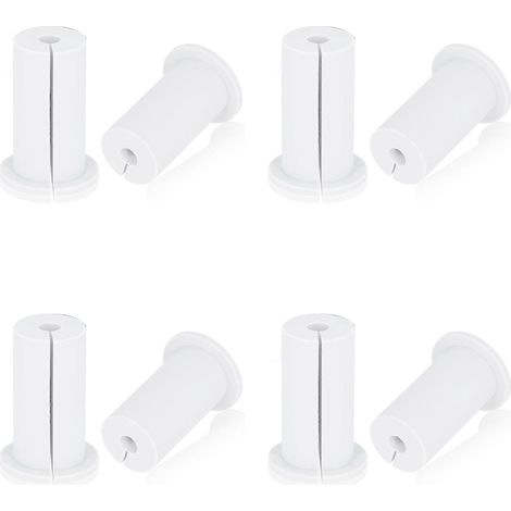 8-teiliges Starlink-Kabelführungsset, Kabeldurchführungen für 2,5 cm (1 Zoll) große Wandlöcher, Wandkabeldurchführungen für Ethernet-Kabel, weiß (1/5)