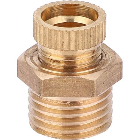 5 Pièces Soupape de Purge Ronde en Laiton pour Compresseur d'Air, Raccord G1/4 (1/5)