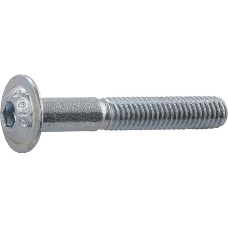 ISO7380-2 010.9 M 6x 35 verzinkt Linsenschraube mit Flansch und Innensechskant (1/4)
