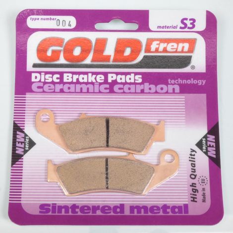 Plaquette de frein Gold Fren pour Moto Honda 250 AX1 NX 1989 à (1/3)