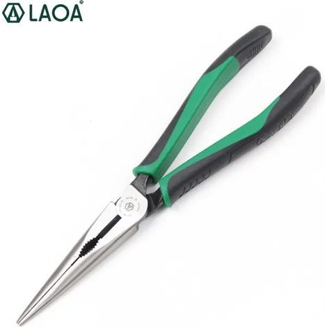 LAOA Rundzange, 15 cm lange Spitzzange aus Hartmetallstahl, CR-MO Profi-Handwerkzeug für Elektriker (1/5)