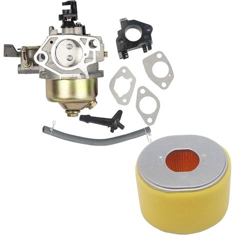 Lot de Carburateur avec Filtre à Air pour Tondeuse à Gazon Gx340 Gx390 11hp 13hp (1/5)