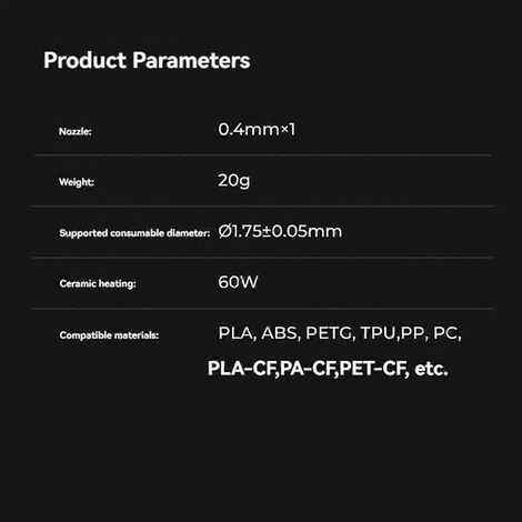 Kit de buses Hotend pour imprimante 3D, pour Creality K1C K1 MAX Hotend (1/5)
