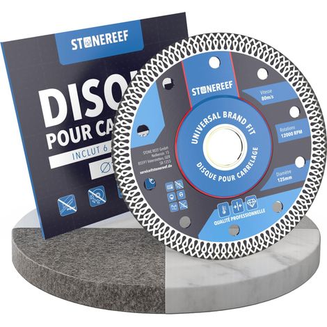 [Lot de 10] Disques à lamelles 125 mm - Grain 40 - Disques abrasifs en corindon de zircon - Disques lamelles pour meuleuse d'angle 125 mm - Métal (1/5)