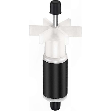 Turbine de pompe d'aquarium pour filtres externes, rotor de rechange pour pompes de bassin et d'eau, noire (1/5)