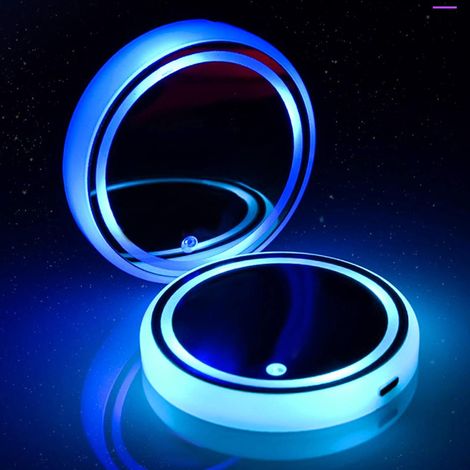 Porte-gobelet de voiture, panneau lumineux LED universel à changement de couleur, adapté aux intérieurs de voiture (1/5)