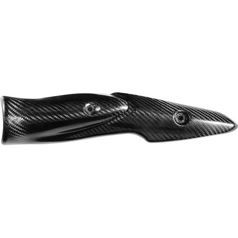 Protection Thermique Échappement Moto, pour Z900 2017-2019 Bouclier Chaleur Échappement Central en Fibre Carbone Facile Installation (1/5)