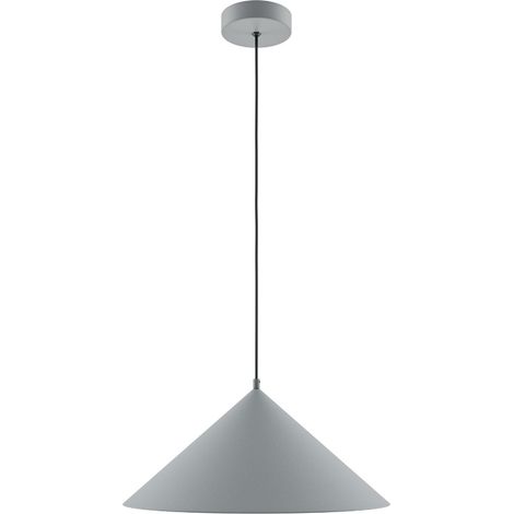 Maytoni Basic Cone Lampadario moderno a cupola da 35 cm, grigio, 1xE27 (1/5)