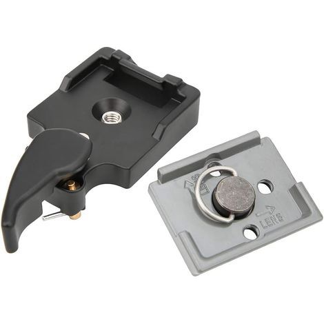 Adaptateur de Pince de Plaque à Dégagement Rapide pour200PL-14, Alliage D'aluminium, Opération à Une Main, Verrouillage Automatique (1/5)