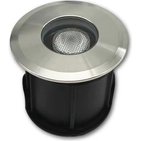 Weiße LED-Terrassenleuchte, IP68 wasserdicht, Edelstahl (1/5)