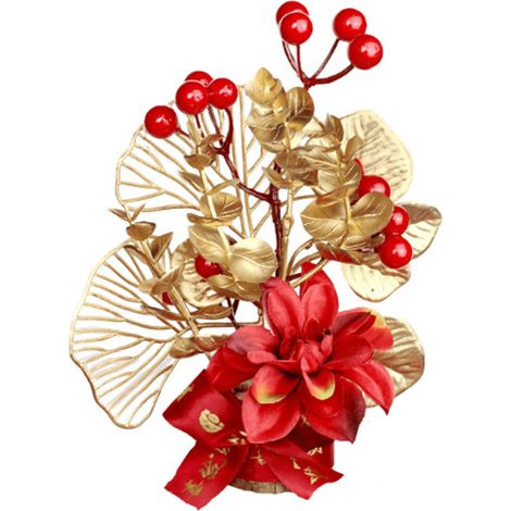 Arbre de Fortune Décoratif pour Maison - Ornement Chanceux Exquis avec Étiquette pour Fête du Printemps ou Pendaison de Crémaillère (1/5)