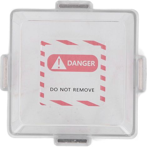 Ortviai Couverture de Bouton d'Arrêt d'Urgence Magnétique en Polycarbonate Transparent et Ignifuge – Modèle BD-H01-3