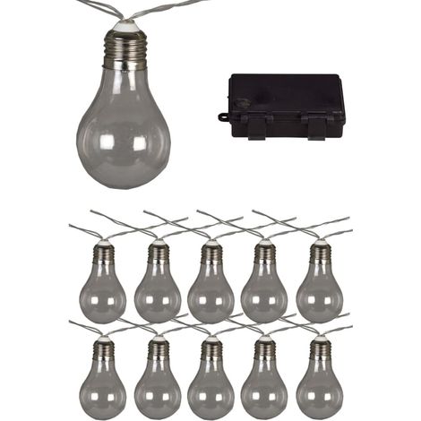 Lampara jard guirn. luxform blanca a pilas 3x1,2v aa il95110 (1/4)