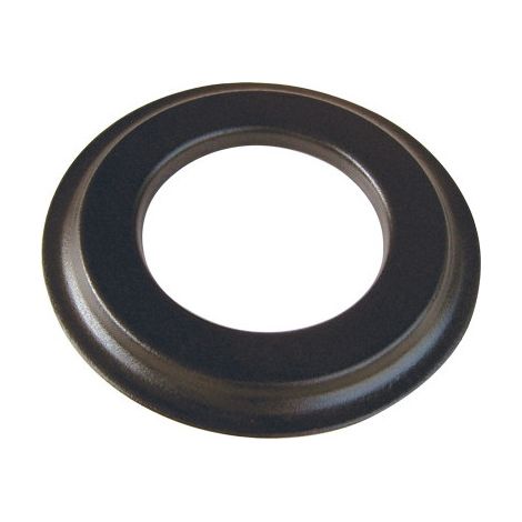 Anillo de cubierta para estufas de pellets Ø10 cm – esmaltado negro mate – A.L.A.